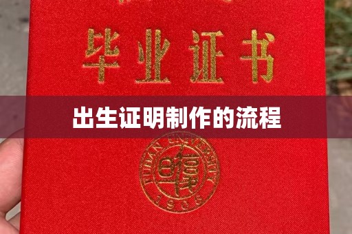 阜宁出生证明制作的流程