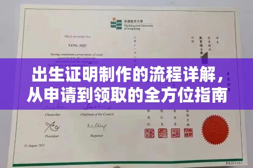 阜宁出生证明制作的流程详解，从申请到领取的全方位指南