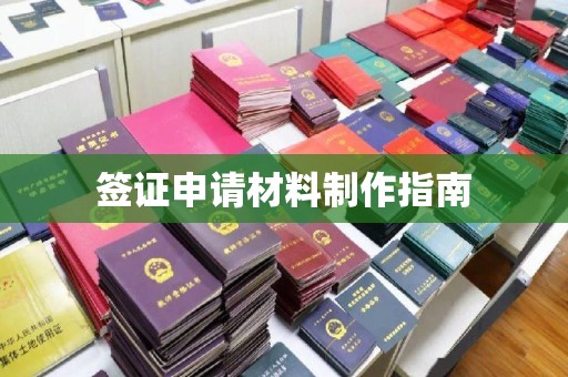 阜宁签证申请材料制作指南