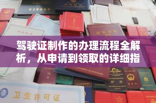 阜宁驾驶证制作的办理流程全解析，从申请到领取的详细指南