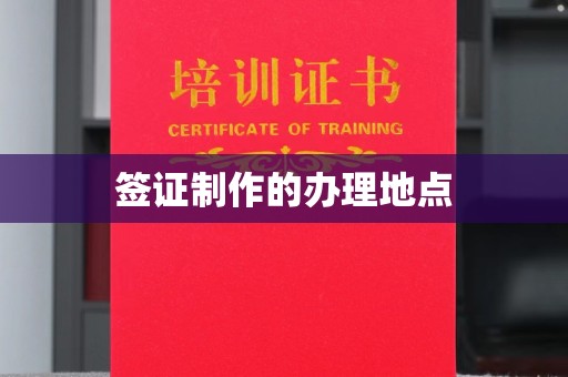 阜宁签证制作的办理地点