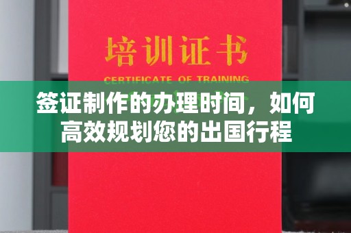 阜宁签证制作的办理时间，如何高效规划您的出国行程