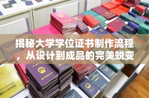 阜宁揭秘大学学位证书制作流程，从设计到成品的完美蜕变