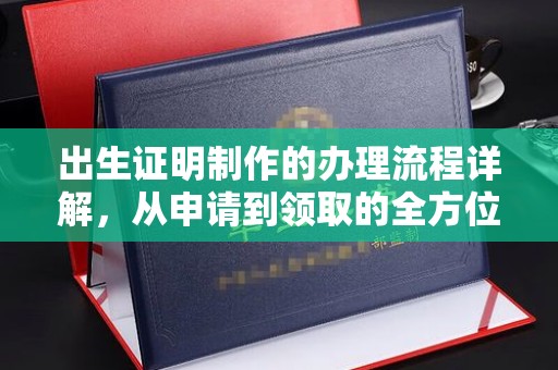 阜宁出生证明制作的办理流程详解，从申请到领取的全方位指南
