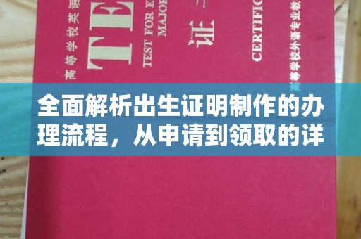 阜宁全面解析出生证明制作的办理流程，从申请到领取的详细指南